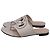 Sandali thong Gucci Interlocking G Cut-Out in pelle bianca - vista 4