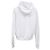 Prada Hoodie mit Logo-Print aus weißer Baumwolle - Ansicht 3