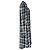 Thom Browne Plaid Midi Hemdkleid aus dunkelblauer Baumwolle - Ansicht 2