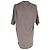 T-shirt Oversized Rick Owens in cotone beige - vista 2