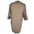 T-shirt Oversized Rick Owens in cotone beige - vista 5