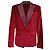 Blazer de terciopelo Altuzarra for Target en algodón rojo