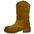Chanel Interlocking CC Logo Mid-Calf Riding Boots in Camel Suede - view 6