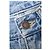 Céline Jeans Wideleg Celine en coton bleu clair - vue 14