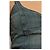 Top de denim azul cropped Balenciaga - vista 3