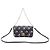 Borsa a tracolla Coach Mini Ruby con stampa floreale in pelle nera