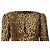 Blazer corto Milly con estampado de leopardo en pelo de poni marrón - vista 2