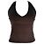 Blusa Halter Nili Lotan en algodón marrón
