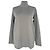 Top de manga larga con cuello alto Brunello Cucinelli en algodón olive