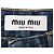 Vaqueros denim Wideleg Miu Miu en algodón azul - vista 4