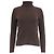 Ralph Lauren Rippstrick-Rollkragenpullover aus brauner Baumwolle
