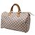 Bolso Louis Vuitton Speedy Damier Azur en lona de nylon blanca - vista 2