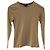 Top de cuello redondo manga larga Ralph Lauren en algodón tan