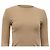 Top de cuello redondo manga larga Ralph Lauren en algodón tan - vista 5