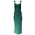 Vestido Maxi Bandage Herve Leger en Rayón Verde