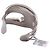 Salvatore Ferragamo Bracciale rigido Ferragamo Small Sculptural Cutout in ottone argentato - vista 3