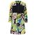 Bcbg Max Azria BCBGMAXAZRIA Mini abito con stampa tropicale in viscosa multicolore