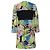 Bcbg Max Azria BCBGMAXAZRIA Mini abito con stampa tropicale in viscosa multicolore - vista 4