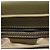 Borsa a tracolla piccola con patta Michael Kors con perle in pelle Olive - vista 13