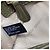 Borsa a tracolla piccola con patta Michael Kors con perle in pelle Olive - vista 9