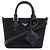Borsa MCM nera in cotone