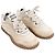 Sneakers Miu Miu Tyre Technical in camoscio avorio - vista 4