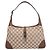 Borsa Gucci Jackie GG Canvas Beige Marrone Scuro