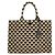Prada Große Tote-Bag mit besticktem Symbol