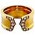 Anello Cartier 2C Band in oro giallo 18K e diamante - vista 3