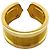 Anello Cartier 2C Band in oro giallo 18K e diamante - vista 5
