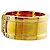 Anello Cartier 2C Band in oro giallo 18K e diamante - vista 6