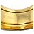 Anello Cartier 2C Band in oro giallo 18K e diamante - vista 7