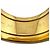Anello Cartier 2C Band in oro giallo 18K e diamante - vista 8