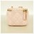 Bolsa Vanity Chanel em couro de bezerro grão rosa - vista 11