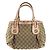Gucci Scarlett GG Canvas with Leather Large