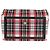 Borsa a tracolla Burberry in nylon e pelle con motivo Check - vista 2