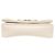 Alexander McQueen The Seal Mini Borsa a tracolla in pelle Ivory con catena - vista 4