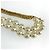 Collana lunga Chanel placcata oro con perla sintetica - vista 5