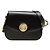 Borsa a tracolla Versace Medusa in pelle nera