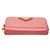 Monedero redondo con cremallera Prada Saffiano Triangle Plate - vista 3