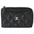 Portamonete Chanel Matelassé in Nero