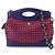 Borsa 2-Way Bally in blu navy e rosso