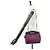 Borsa 2-Way Bally in blu navy e rosso - vista 10