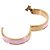 Hermès Bracciale Hermes Clic H PM in Oro Rosa Pink Rose - vista 5