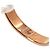 Hermès Bracciale Hermes Clic H PM in Marron Glacé e Oro Rosa - vista 6
