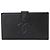 Cartera larga de piel de becerro granulada Chanel