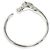 Hermès Bracciale Rigido Hermes in Metallo Argentato