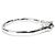 Hermès Bracciale Rigido Hermes in Metallo Argentato - vista 5