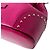 Borsa a tracolla Gucci in pelle rosa - vista 8