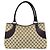 Borsa a mano Gucci marrone in GG Canvas e pelle